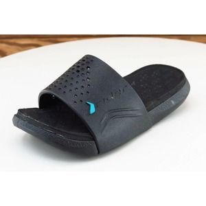 Rider Toddler Unisex 9 Medium Black Slides‎ Synthetic